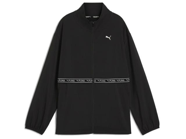 プーマ PUMA WOVEN ELASTIC ウーブン エラスティック ジャケット レディース 秋 冬 ブラック 黒 スポーツ フィットネス フルジップ ジャケット 526424-01 7,030円
