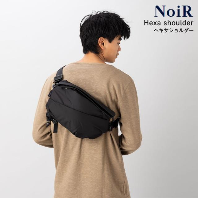 ノアール NoiR Hexa shoulder ヘキサショルダー ショルダーバッグ バッグ 鞄 ブラック 黒 N24005