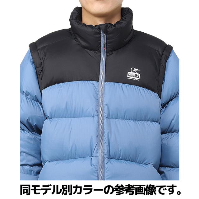 チャムス CHUMS 2way Down Jacket ツーウェイ ダウン ジャケット メンズ 冬 防寒 撥水加工 カジュアル アウトドア アウター ダウンベスト CH04-1407_5
