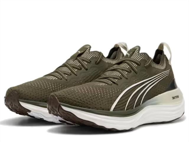 プーマ PUMA FOREVERRUN NITRO KNIT フォーエバーラン ニトロ ニット ランニングシューズ メンズ カーキ スポーツ ランニングシューズ ランシュー 379139 13の通販は