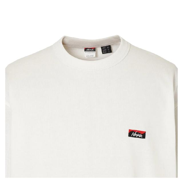 ナンガ NANGA ECO HYBRID BOX LOGO EMBROIDERY L/S TEE エコハイブリッド ボックスロゴ エンブロイダリー ロングスリーブティー メンズ レディース ユニセックス カジュアル シャツ 長袖 ロンTの通販は