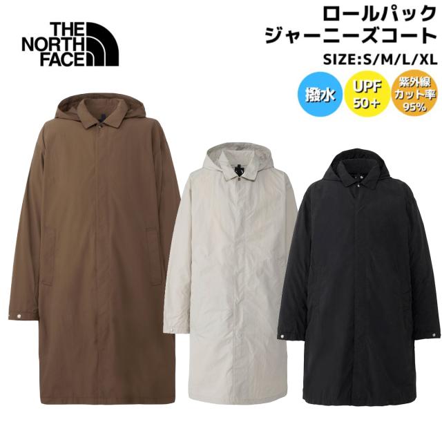 ザ・ノース・フェイス THE NORTH FACE 【正規取扱店】ロールパックジャーニーズコート メンズ オールシーズン コート カジュアル ウェア アウター 撥水 パッカブル アウトドア キャンプ 旅行 NP22360 K FI SK
