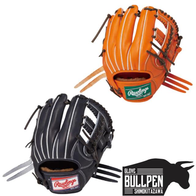 Rawlings Pro Preferred 軟式グローブ 黒/オレンジ 【公式通販】