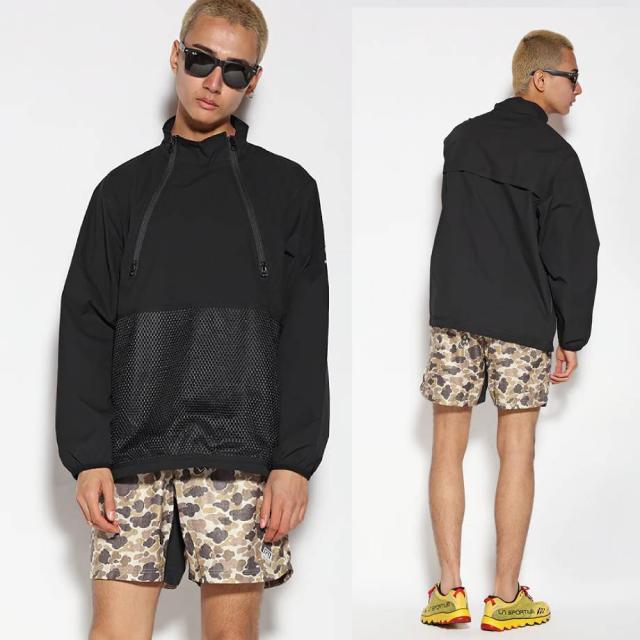 エルドレッソ ELDORESO Two Roads Jacket メンズ レディース ユニセックス プルオーバー シェル 秋 冬 ブラック ブラウン ブルー スポーツ ランニング ウェア ジャケット ウィンドシェル 撥水 E3201224_5