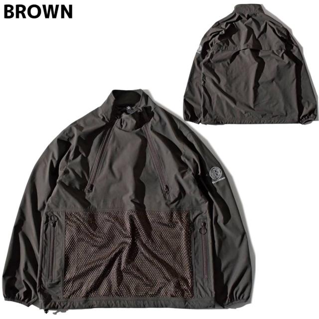 エルドレッソ ELDORESO Two Roads Jacket メンズ レディース ユニセックス プルオーバー シェル 秋 冬 ブラック ブラウン ブルー スポーツ ランニング ウェア ジャケット ウィンドシェル 撥水 E3201224_6