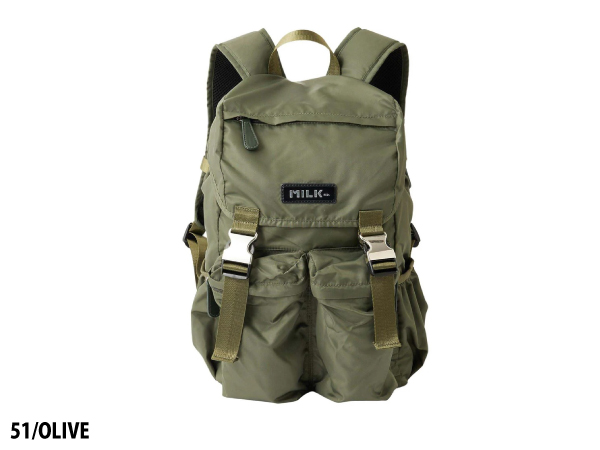 ミルクフェド MILKFED. LOGO PLATE BACKPACK リュック バックパック カジュアル バッグ 103241053005 10 51_1