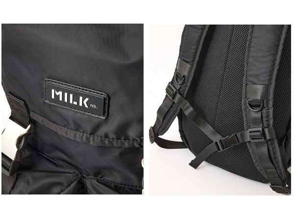 ミルクフェド MILKFED. LOGO PLATE BACKPACK リュック バックパック カジュアル バッグ 103241053005 10 51_6