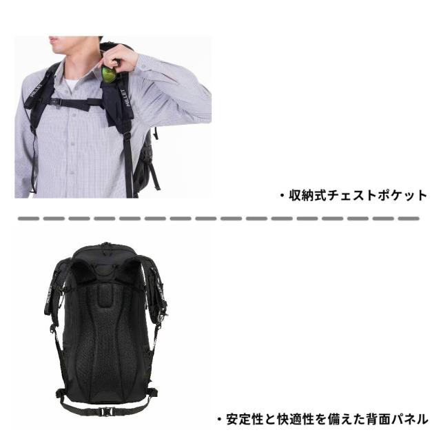 ミレー MILLET KULA 40 クーラ40 メンズ レディース ユニセックス バックパック リュック  40L カジュアル バッグ 通勤 通学 旅行 トラベル 撥水 コーデュラ MIS0629_7