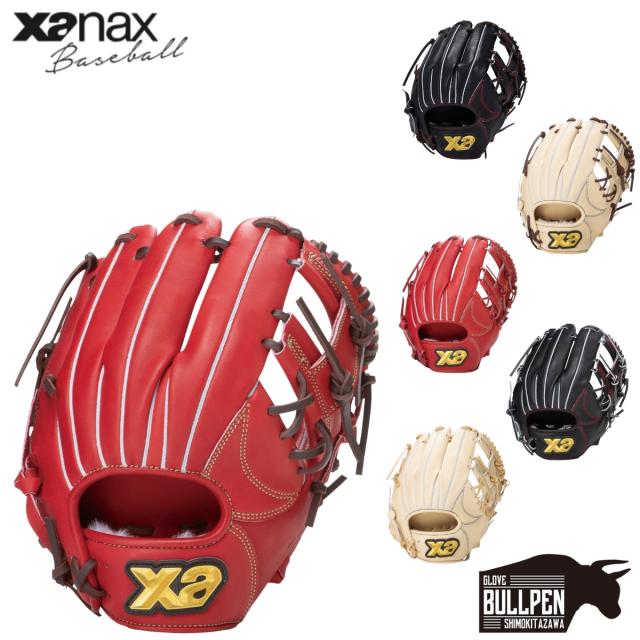 ザナックス XANAX トラスト TRUST 軟式用グラブ 内野手用 NA1型 一般 ベーシックライン ワインブラウン 逆とじ 野球 軟式 グローブ 学生 草野球 BRG25NA1Tの通販は