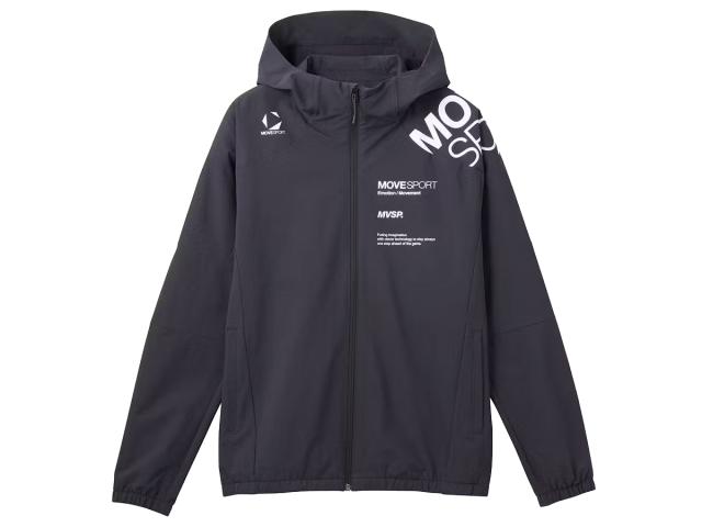 ムーブスポーツ MOVESPORT SUNSCREEN TAIKYU サンスクリーン タイキュウ クロスフーディー 石川祐希選手着用 メンズ ブラック 黒 スポーツ トレーニング パーカー ジャケット ST5SJK20M-BK00