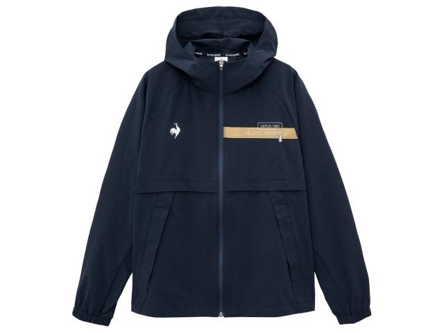 ルコック le coq sportif ストレッチリップクロスジャケット 池田エライザ着用 レディース 春 秋 ネイビー 紺 スポーツ フィットネス パーカー ジャケット LT5SJK21L-NV00