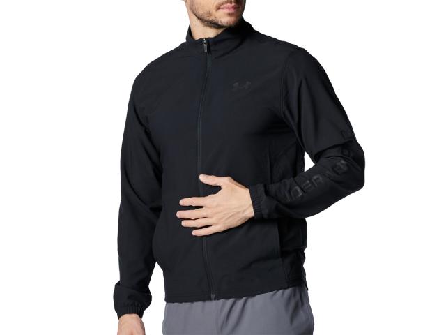 アンダーアーマー UNDER ARMOUR UAフレッシュウーブン フルジップ ジャケット メンズ 秋 冬 ブラック 黒 スポーツ トレーニング フルジップ ジャケット 6001543-001