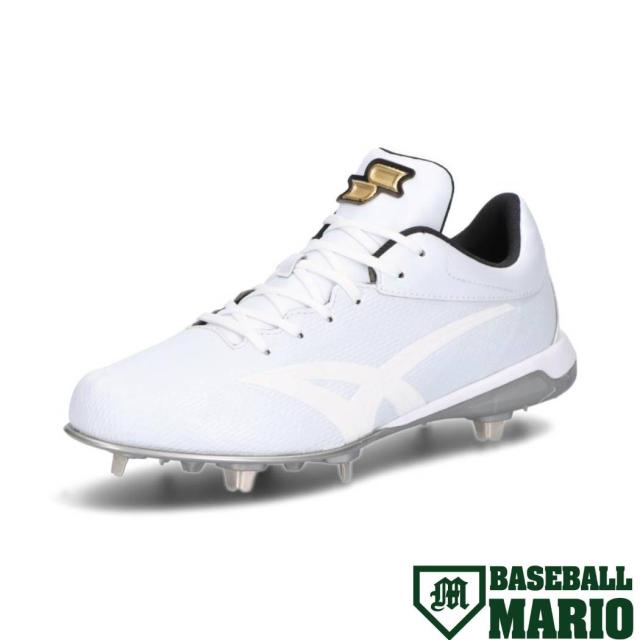 エスエスケイ SSK シューズ袋付き プロエッジTT-LW2 野球用スパイク 樹脂底 金具 ホワイト×ホワイト 一般 proedge ベースボールマリオ 野球 スパイク シューズ 靴 ESF3250LW