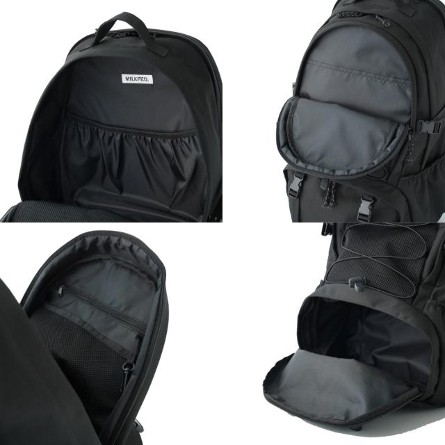 ミルクフェド MILKFED. DAILY BACKPACK ミルクフェド デイリーバックパック リュック レディース アパレル カジュアル ブラック 通勤 通学 103251053012_10