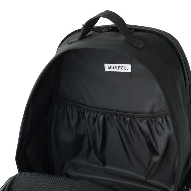 ミルクフェド MILKFED. DAILY BACKPACK ミルクフェド デイリーバックパック リュック レディース アパレル カジュアル ブラック 通勤 通学 103251053012_14