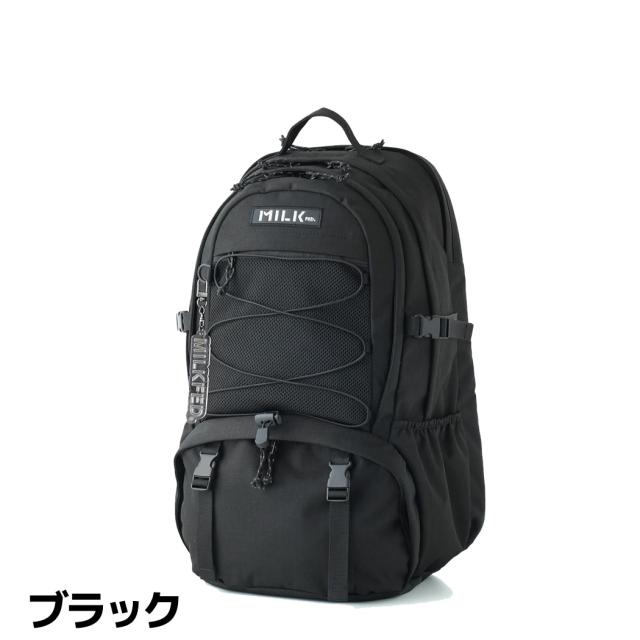 ミルクフェド MILKFED. DAILY BACKPACK ミルクフェド デイリーバックパック リュック レディース アパレル カジュアル ブラック 通勤 通学 103251053012_1