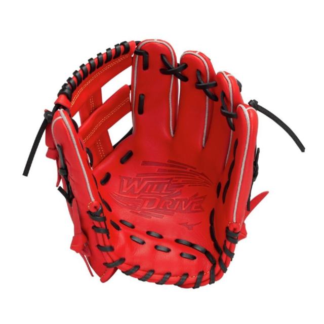 S E. Minami 軟式野球グローブ ネイビー/レッド ミズノ MIZUNO WILL DRIVE RED ウィルドライブレッド IBE 軟式用グラブ