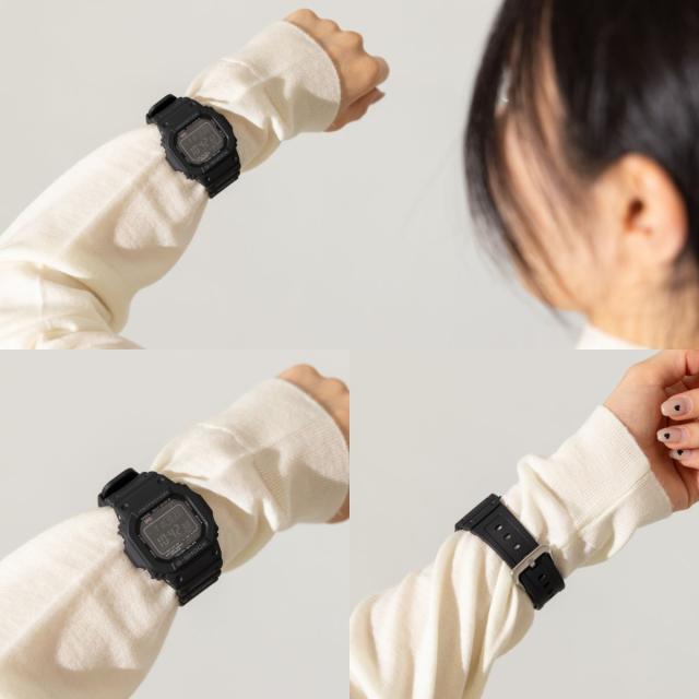 【国内正規取扱い販売店】カシオ CASIO G-SHOCK Gショック DIGITAL 5600 SERIES デジタル ジーショック ブラック 黒 スポーツ 腕時計 スマートウォッチ 電波ソーラー 20気圧防水 耐衝撃 通勤 通学 ビジネス GW-M5610U-1CJF.1BJF.1JF_11