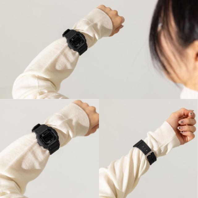 【国内正規取扱い販売店】カシオ CASIO G-SHOCK Gショック DIGITAL 5600 SERIES デジタル ジーショック ブラック 黒 スポーツ 腕時計 スマートウォッチ 電波ソーラー 20気圧防水 耐衝撃 通勤 通学 ビジネス GW-M5610U-1CJF.1BJF.1JF_12