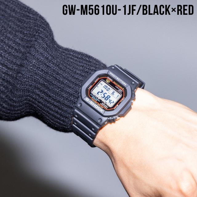 【国内正規取扱い販売店】カシオ CASIO G-SHOCK Gショック DIGITAL 5600 SERIES デジタル ジーショック ブラック 黒 スポーツ 腕時計 スマートウォッチ 電波ソーラー 20気圧防水 耐衝撃 通勤 通学 ビジネス GW-M5610U-1CJF.1BJF.1JF_7