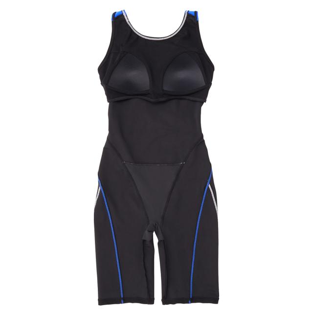 スピード speedo Crash Dot Loosen Kneeskin クラッシュドットルースンニースキン レディース ブラック 黒 水泳 スイム フィットネス 水着 オールインワン SFW12505-KB_2