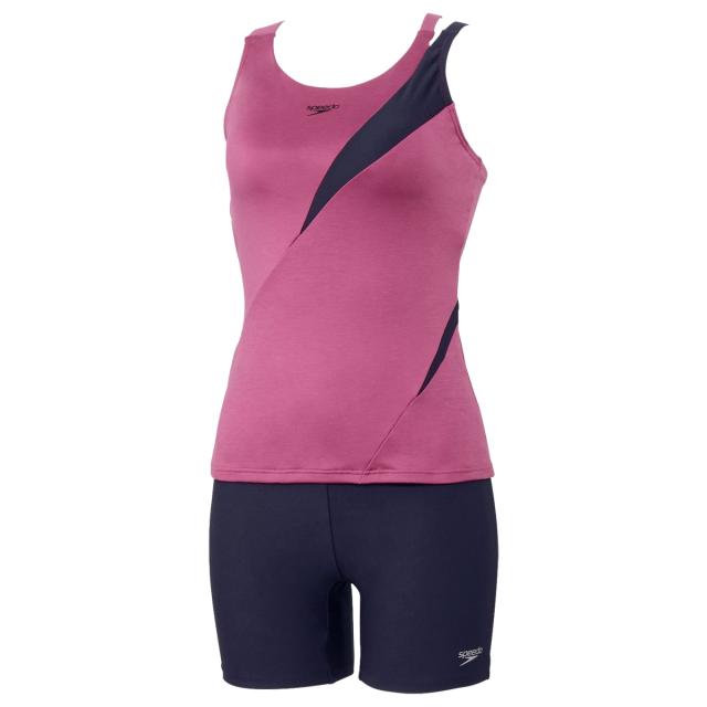 スピード speedo Diagona Separates ディアゴナセパレーツ レディース ピンク 桃色 水泳 スイム フィットネス 水着 SFW22215-HM