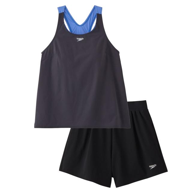 スピード speedo Airpa エアパ レディース グレー 灰色 水泳 スイム フィットネス 水着 SFW22303-CK