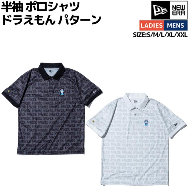 haruページ ニューエラ NEW ERA 半袖 ポロシャツ ドラえもん パターン