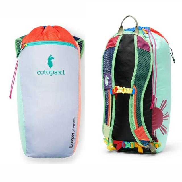 コトパクシ COTOPAXI LUZON 18L BACKPACK DEL DIA ルソン 18L バックパック デルディア メンズ レディース マルチカラー 軽量 旅行 ユニセックス カジュアル バッグ リュック 耐久性 アウトドア アクティビティ サステナブル カラフル キャンプ デイパック 日帰り_1