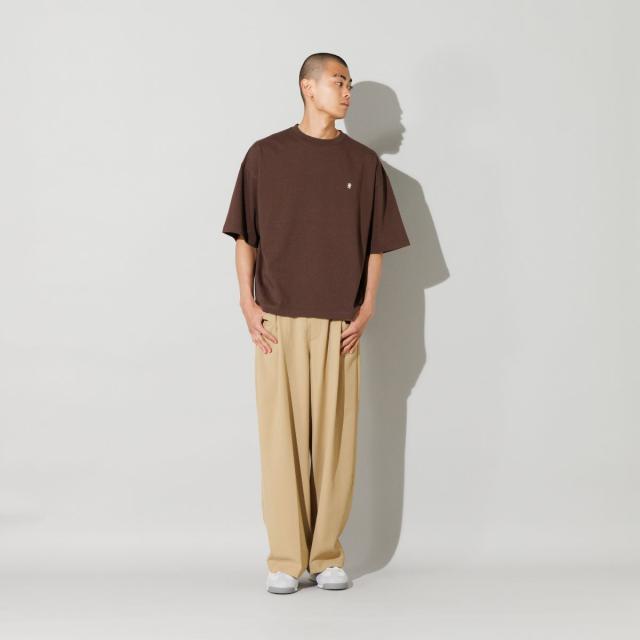 ジムフレックス GYMPHLEX コットンジャージークルーネック半袖Tシャツ メンズ 春 夏 コットン 綿 ボックスシルエット ベルト丈 カジュアル 半袖 シャツ アウトドア ロゴ 刺繍 GY-C0441DDH GY-C0441_11