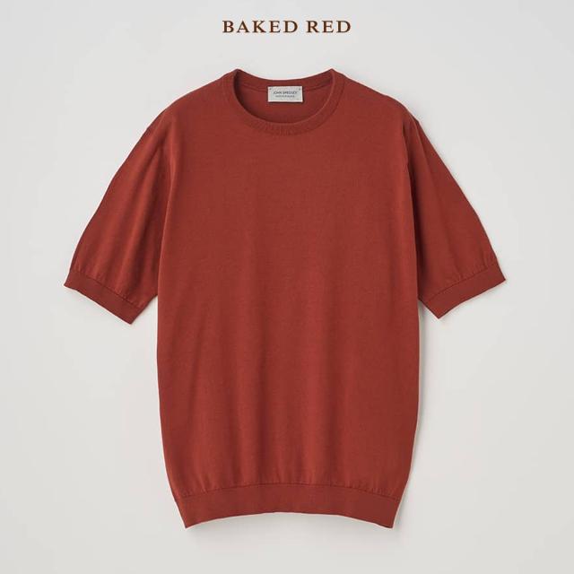 ジョンスメドレー JOHN SMEDLEY 【正規取扱い販売店】KIELL 半袖コットンニットＴシャツ メンズ 30G 30ゲージ シーアイランドコットン 綿 半袖シャツ ハイゲージ 天然素材 高品質 無地 上品 なめらかな肌触り KIELL_2