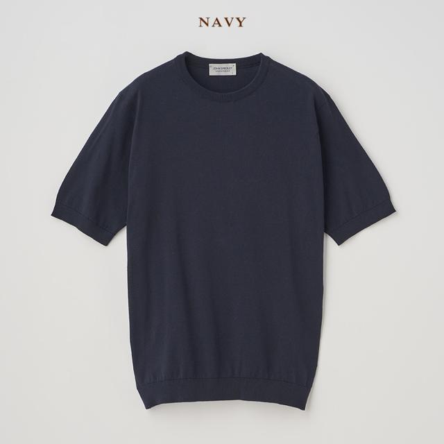 ジョンスメドレー JOHN SMEDLEY 【正規取扱い販売店】KIELL 半袖コットンニットＴシャツ メンズ 30G 30ゲージ シーアイランドコットン 綿 半袖シャツ ハイゲージ 天然素材 高品質 無地 上品 なめらかな肌触り KIELL_5