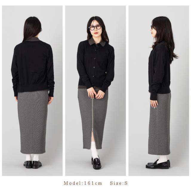【正規取扱い販売店】ジョンスメドレー JOHN SMEDLEY クルーネック長袖コットンニットカーディガン レディース 30G 30ゲージ シーアイランドコットン 綿 カジュアル 上品 きれいめ おしゃれ 天然素材 丸首 無地 S4622_10