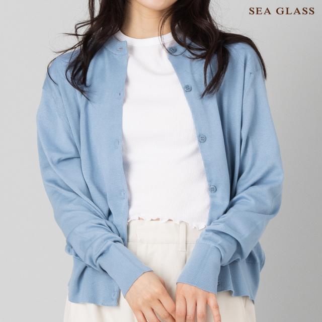 【正規取扱い販売店】ジョンスメドレー JOHN SMEDLEY クルーネック長袖コットンニットカーディガン レディース 30G 30ゲージ シーアイランドコットン 綿 カジュアル 上品 きれいめ おしゃれ 天然素材 丸首 無地 S4622_2