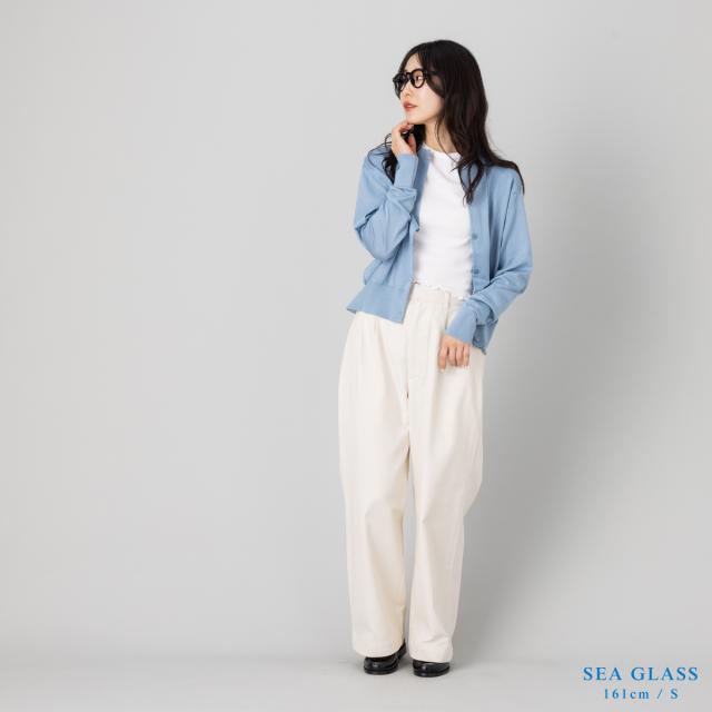 【正規取扱い販売店】ジョンスメドレー JOHN SMEDLEY クルーネック長袖コットンニットカーディガン レディース 30G 30ゲージ シーアイランドコットン 綿 カジュアル 上品 きれいめ おしゃれ 天然素材 丸首 無地 S4622_6