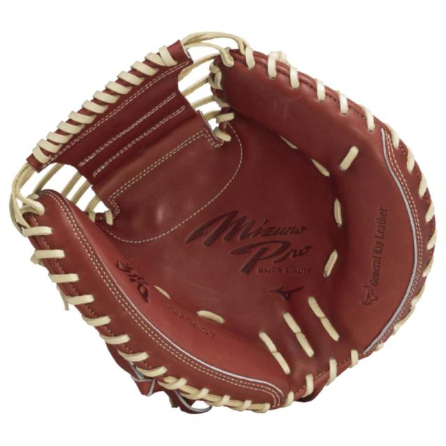 ミズノ MIZUNO 【専用グラブ袋付き】 ミズノプロ MizunoPro 號 SAKEBI Compact 硬式用キャッチャーミット 捕手用 M-R型 一般 2025ss 野球 硬式 グローブ ベースボールマリオ 1AJCH30110_3