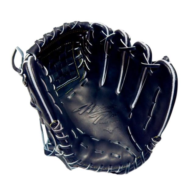 最終価格 Mizuno Pro ミズノプロ グローブ 黒 レザー 投手用