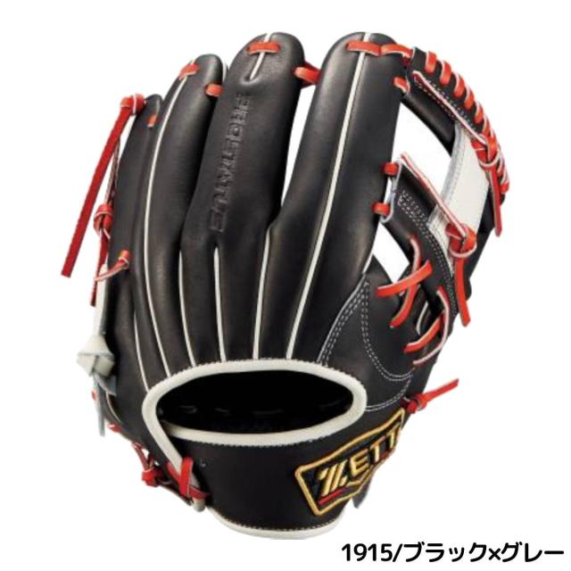 ZETT Pro Status 軟式グローブ グレー