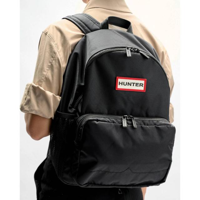 ハンター HUNTER 【正規取扱販売店】ナイロン クラシック バックパック 14.4L メンズ レディース ユニセックス NYLON CLASSIC BACKPACK ブラック 通勤 通学 カジュアル ビジネス バッグ リュック A4収納可 耐水 UBB3630KBM