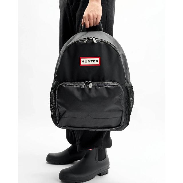 ハンター HUNTER 【正規取扱販売店】ナイロン クラシック バックパック 14.4L メンズ レディース ユニセックス NYLON CLASSIC BACKPACK ブラック 通勤 通学 カジュアル ビジネス バッグ リュック A4収納可 耐水 UBB3630KBM