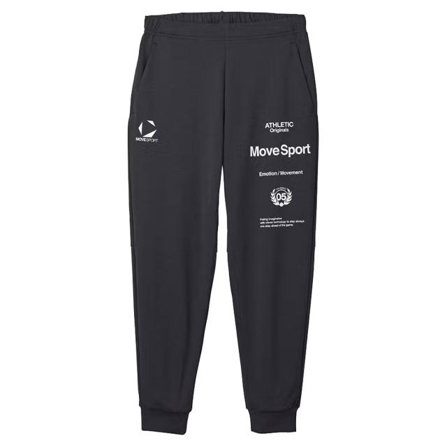 ムーブスポーツ MOVESPORT Sunscreen NIR TAIKYU サンスクリーン エヌアイアール タイキュウ ジャージロングパンツ 石川祐希選手着用 メンズ ブラック 黒 スポーツ トレーニング ロング パンツ ST5SPZ12M-BK01