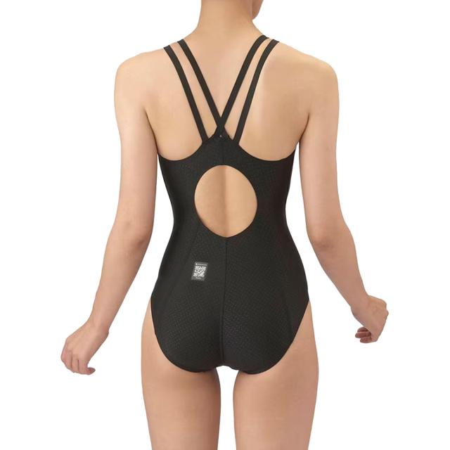 アリーナ arena WA承認 レーシングワンピース(オープンバック) レディース ブラック 黒 水泳 スイム 競泳 水着 ワンピース AS5FRC70L-BKGR アリーナ arena WA承認 レーシングワンピース(オープンバック