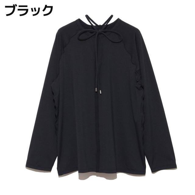 エミ emmi ラッシュガードカーディガン レディース ブラック ブラウン