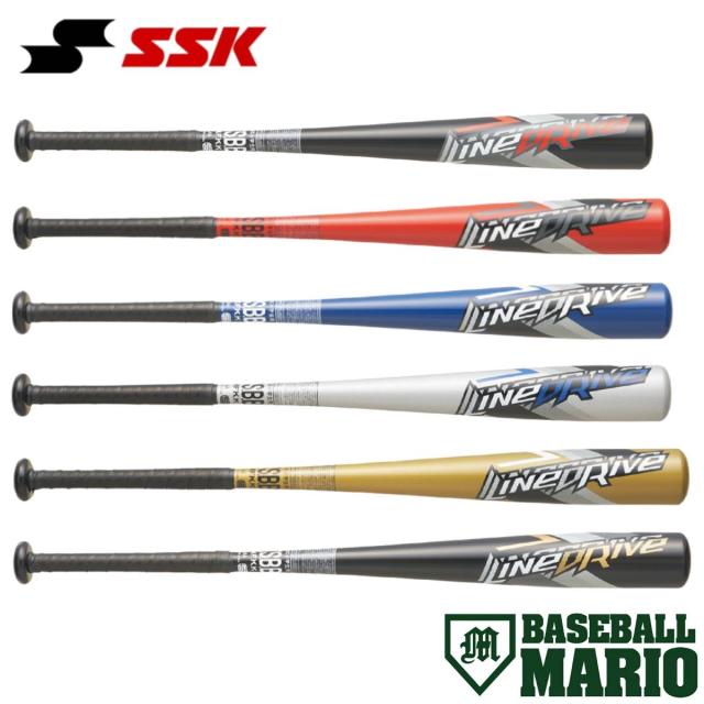 エスエスケイ SSK ラインドライブ 少年軟式用金属製バット ジュニア用 72cm 74cm 76cm 2025年秋冬 野球 金属バット アルミバット 少年用 小学生 子ども ベースボールマリオ SBB5074F