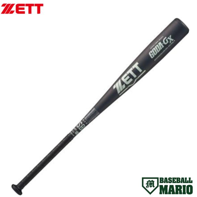 ゼット ZETT ゴーダGX GODA-GX 軟式用 金属バット 一般 ブラック ベースボールマリオ 野球 軟式 バット アルミバット BAT37523C 1922