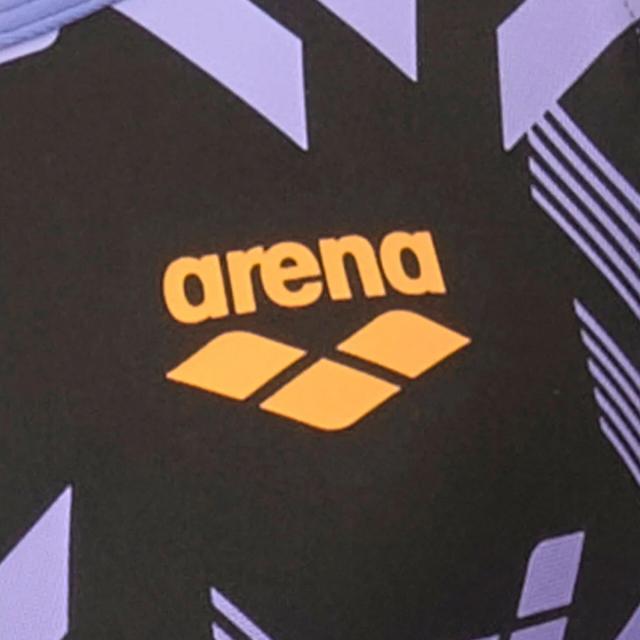 アリーナ arena アクアエクサ フィットネスワンピーススパッツ(オープンバック ハーフレッグ ぴったりパッド) レディース ブラック 黒 水泳 スイム フィットネス 水着 オールインワン AS5FWF11L-BKPP_3