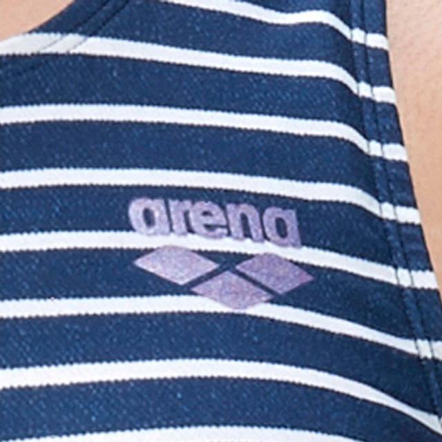 アリーナ arena すらっとセパ フィットネスセパレーツ(カバーバック ミドルレッグ 差し込みパッド) レディース ネイビー 紺 ブラック 黒 水泳 スイム フィットネス 水着 AS5FWF49L-NVBK_3