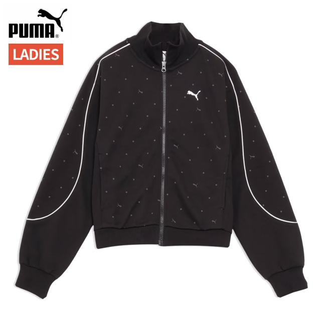 プーマ PUMA CORE HERITAGE コア ヘリテージ トラック ジャケット レディース ブラック 黒 スポーツ フィットネス フルジップ ジャケット 690174-01