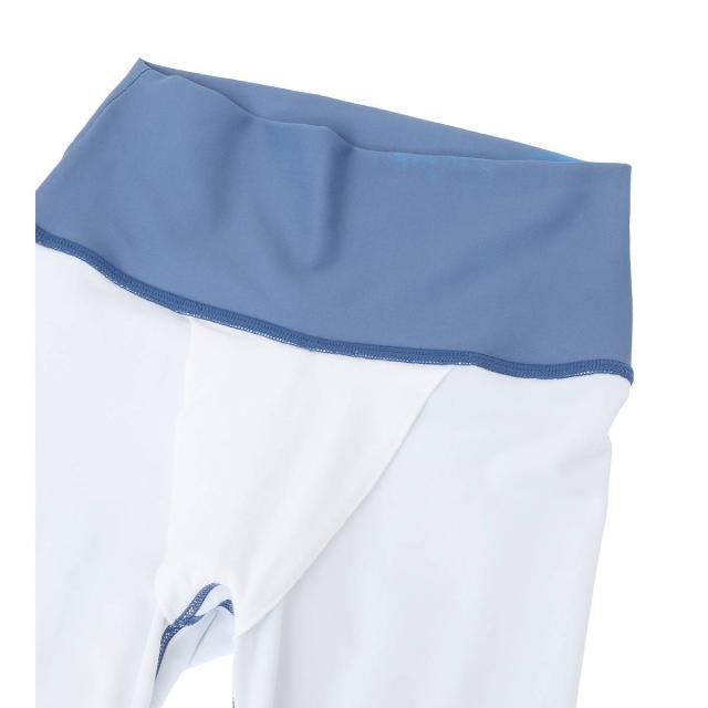 ジュリエ Julier kanako Sasaki コラボ ハイウエストレギンス レディース グリーン ブルー ヨガ 水着 UVカット 水陸両用 吸汗速乾 ホットヨガ対応 スポーツ フィットネス タイツ B1953JUP006