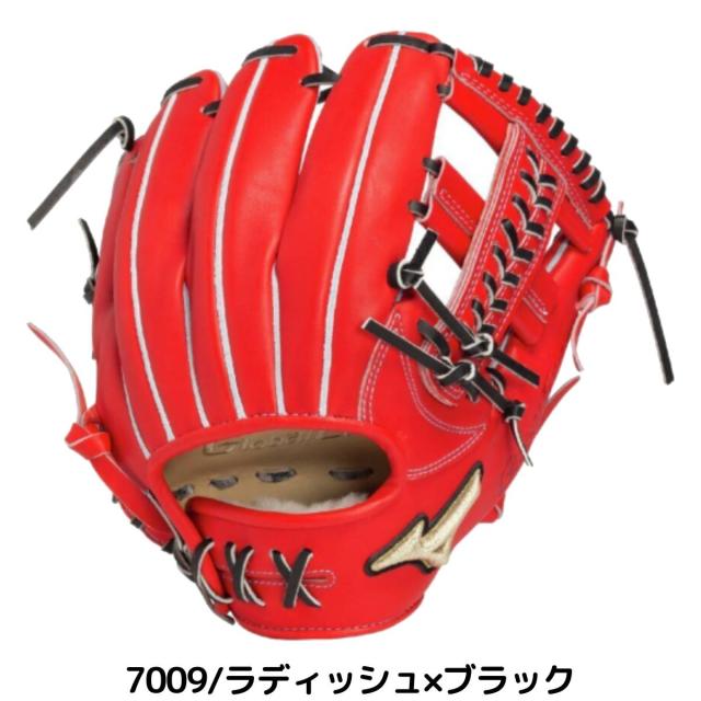 ミズノ MIZUNO グローバルエリート プロフェッショナルセレクション 硬式用グラブ 内野手用 紅林型 サイズ9 一般 2025年秋冬 GlobalElite Professional Selection 野球 硬式 グローブ 高校野球対応 紅林モデル 紅林弘太郎 ベースボールマリオ 1AJGH33323_1